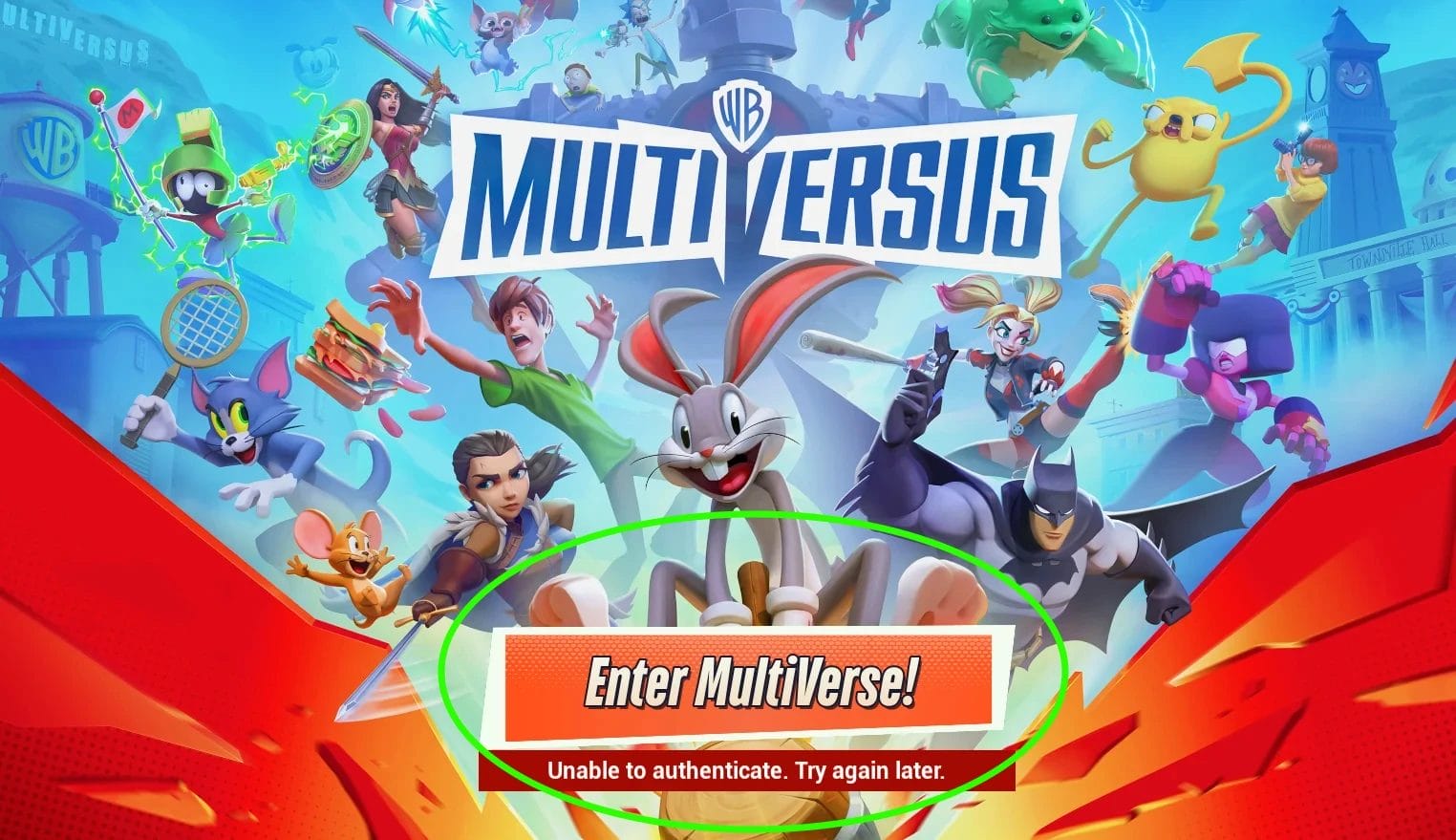 MultiVersus: Unable to Authenticate Error Fixes