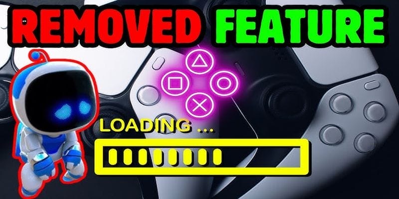 PS5 Removed feature