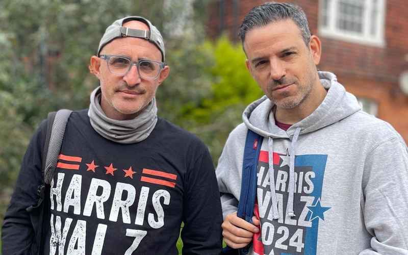 Kamala Harris campaign supporters